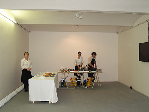 We cook for men